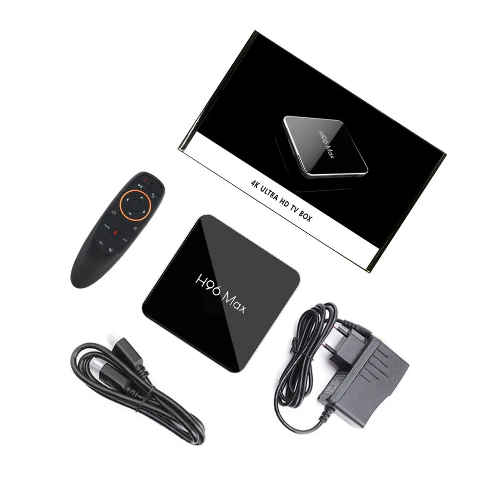 H96 max X2 Смарт ТВ приставка Android Amlogic S905X2 4G 32G H.265 5GWiFI USB3.0 4K Поддержка IP tv PK H96Max X96 Mini| |