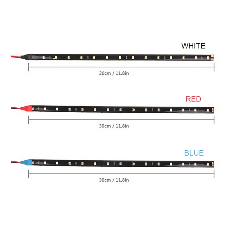 Белая 30 см 15 SMD 3528 Светодиодная лента гибсветильник лампа постоянного тока