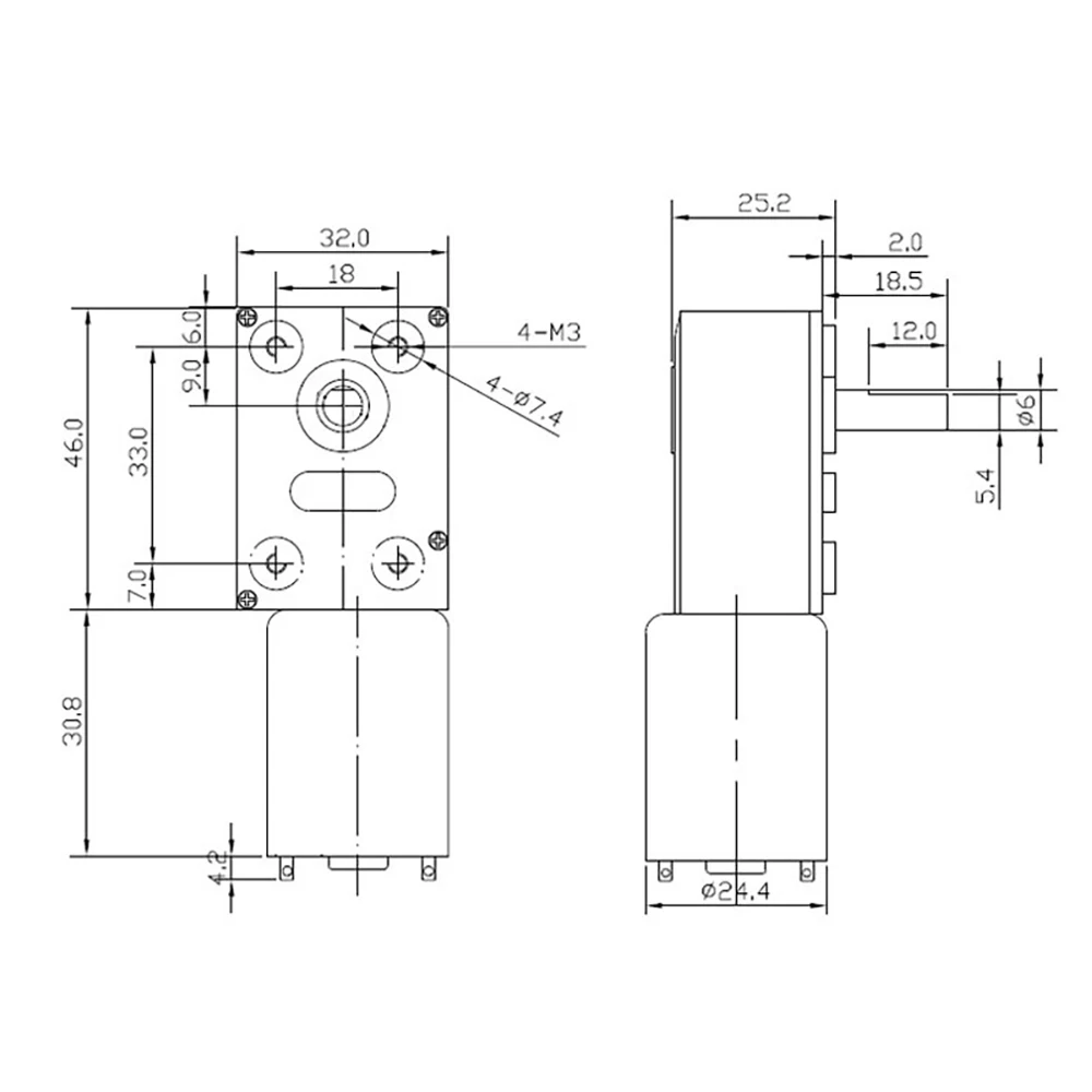 ZGY370 DC 6V 12V 24V Gear Reduction Motor Worm Reversible Turbo Geared Gearbox Reducer DC 12V 2RPM 6RPM 10RPM 101RPM 375RPM images - 6