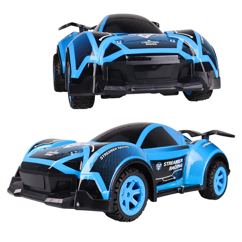 

2.4G cool light music remote control car four-way drift off-road electric toy car child model