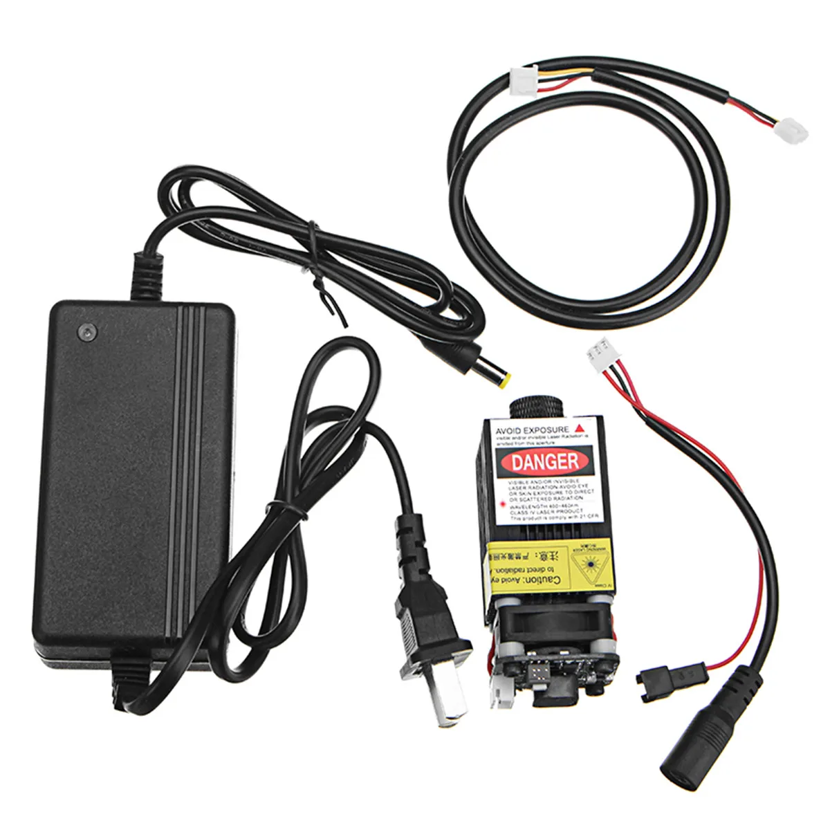 

3000mW 445nm Blue Laser Module 2.54-3P TTL/PWM Modulation DIY Engraver for EleksMaker