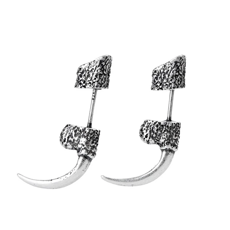 

HelloLook 925 Sterling Silver Gothic Creative Eagle Claw Earrings Handmade Boutique Silver Earring Jewelry