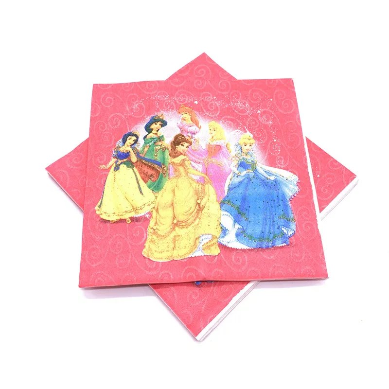 

80Pcs/Lot Jasmine Theme Children Birthday Party Cups Plates Flags Napkin Wedding Family Party Hanging Banner Decoration Supply