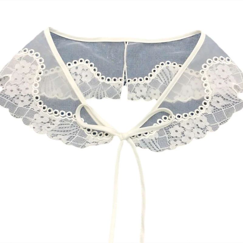 Женское винтажное платье ханьфу накладной воротник шаль ажурная вышивка