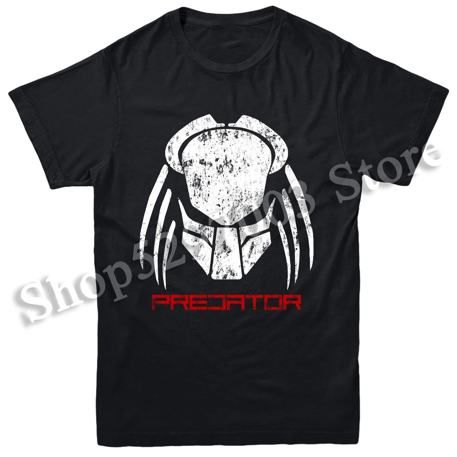 Футболка с изображением хищника футболка охотника за джунглями рисунком для