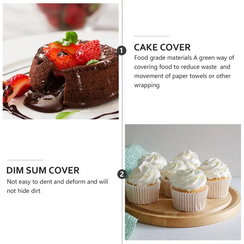 

1Pc Cake Cover Cake Stand Cover Transparent Dessert Lid Bakery Dust Cover