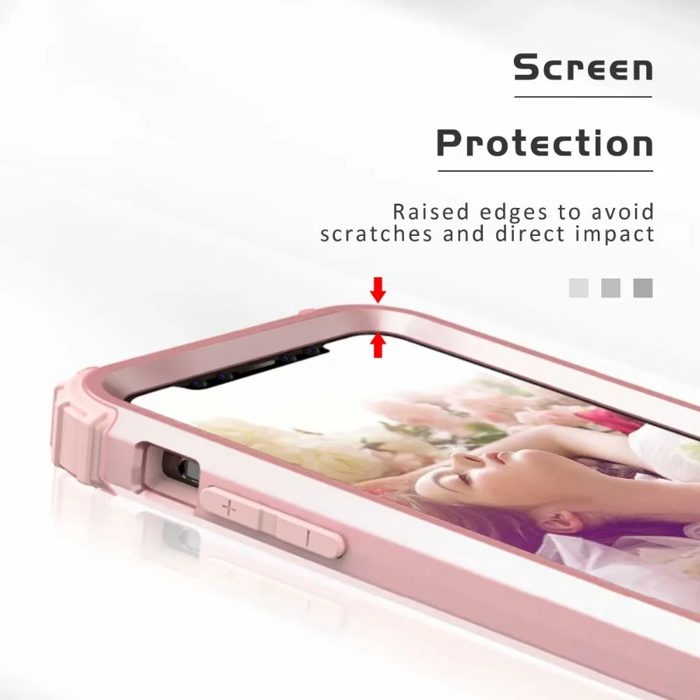 360 Полный противоударный защитный чехол для iPhone 11 Pro XS XR XS MAX PC силиконовый бампер чехол для iPhone 8 7 6S 6 Plus чехол для телефона