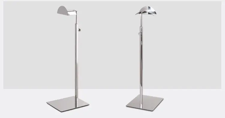 Многофункциональная витрина из нержавеющей стали для демонстрации сумок мужчин