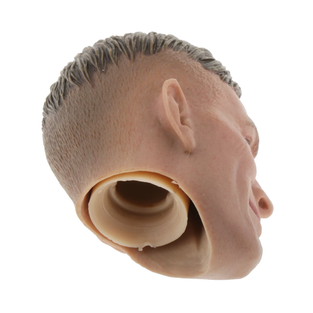 

1/6 Vivid Male Head Sculpt Carved Expression Doll Head for , 12 inch Figure Body Model
