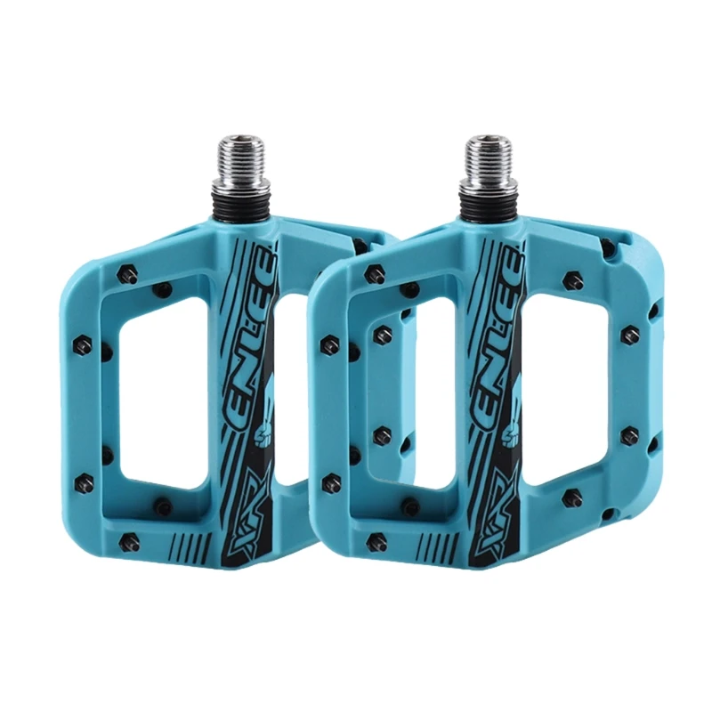 

Bicycle Pedal Nylon Fiber Wide Bearing Pedal Flat Platform Pedals MTB Bike Pedal 448D