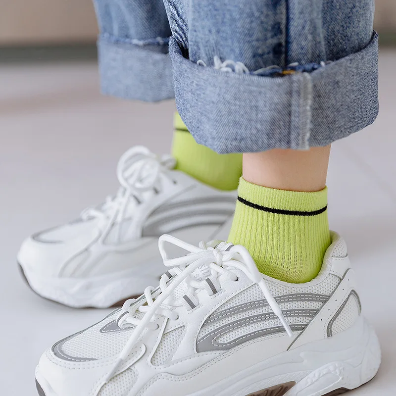 Весенние новые высококачественные женские повседневные полосатые хлопковые