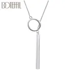 Цепочка DOTEFFIL из серебра 925 пробы с подвеской в виде змеи, 18 дюймов