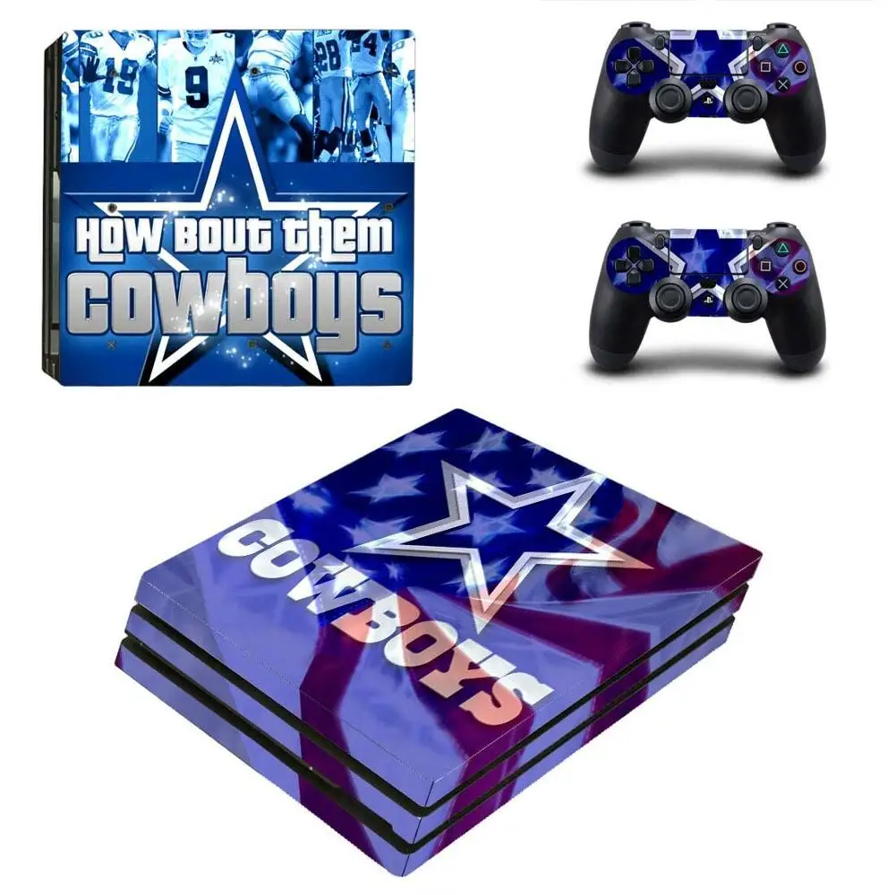 PS4 Pro Dallas Cowboys sticker s PS 4 Play station стикер кожи Pegatinas для playstation консоль и контроллер |