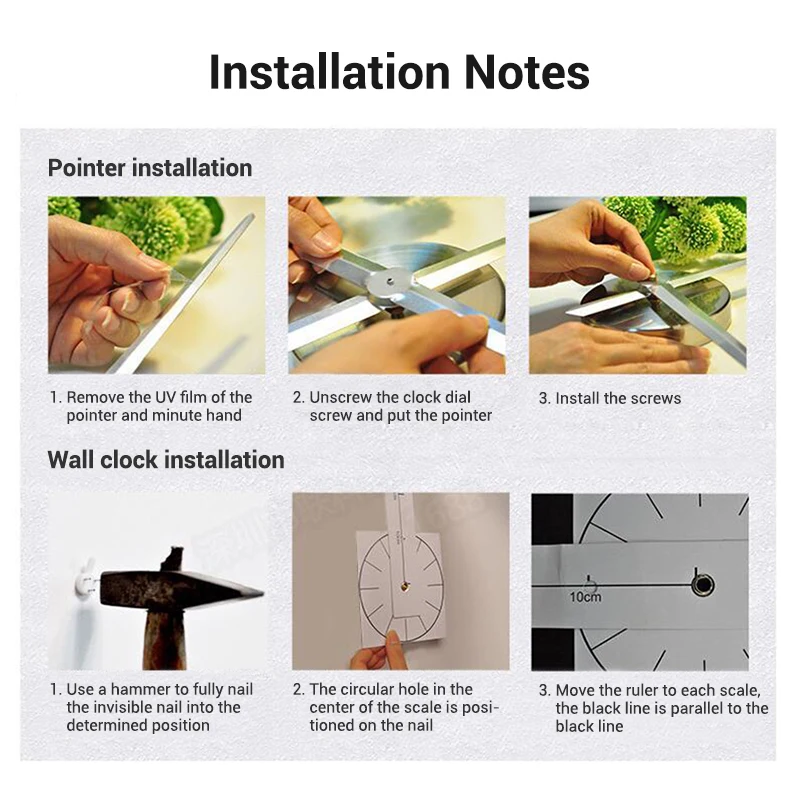 

Fashion DIY Wall Clock Modern Design Acrylic Mirror Sticker 3D Wall Clock for Home Decoration @LS