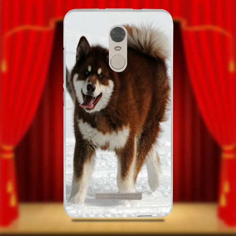 Alaskan Malamute Cute Pet Dog For Xiaomi Redmi Mi Note 4X 2 3 3S 4A 5 6 5S 5X 5A 6X Pro Plus Soft TPU Silicon Phone Cases Bags | Мобильные
