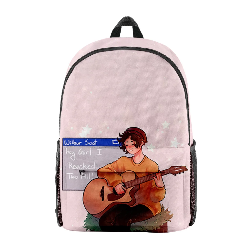 

Оригинальные школьные ранцы в стиле хип-хоп для мальчиков и девочек, маленькие дорожные сумки из ткани Оксфорд с 3D принтом, водонепроницаем...