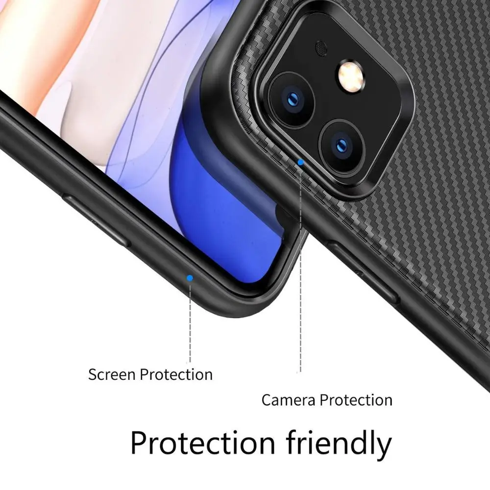 Прочный матовый чехол на айфон 12 mini 11 Pro Xs Max SE 2020 XR X 8 7 6 6S плюс 5 5S Ультратонкий из