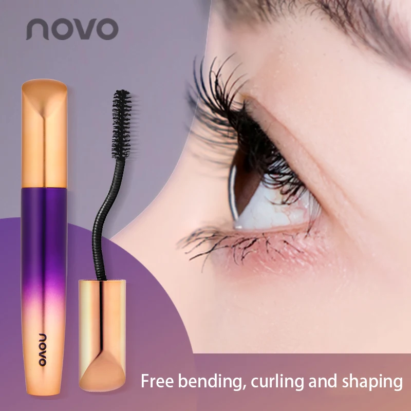 Объемная тушь для ресниц NOVO Curly Twist водостойкая Удлиняющая Тушь густые черные