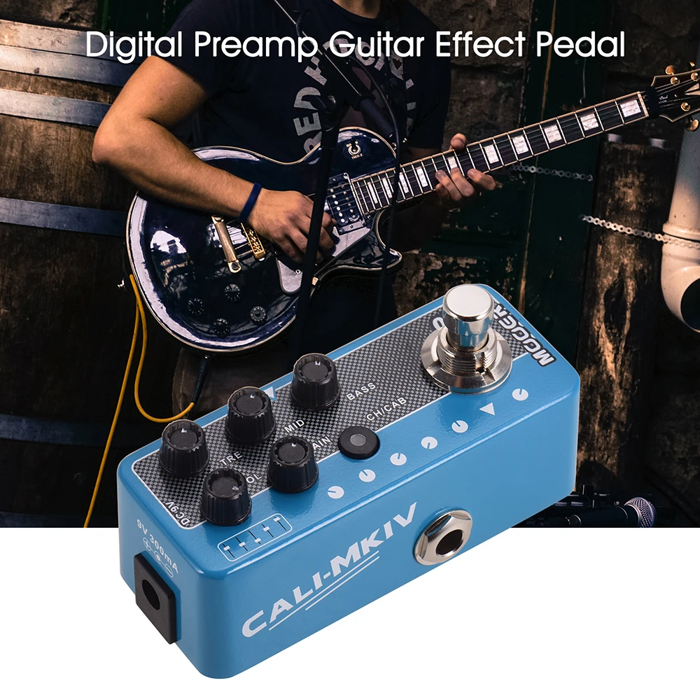 Цифровой предусилитель MOOER 017 CALI MK IV гитарный Педальный шкаф имитация двух