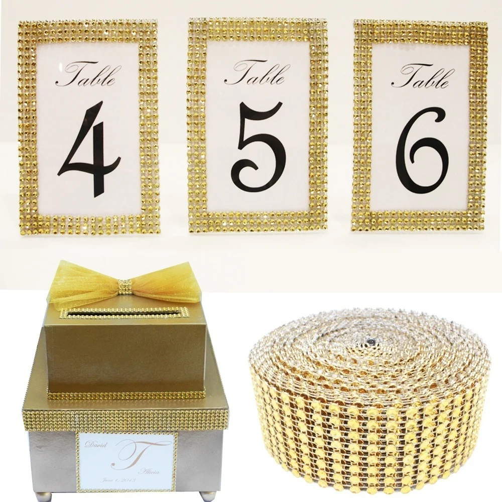 2 м/рулон 8 рядов золотистого и серебристого цвета Сетка упаковочная Блестящий