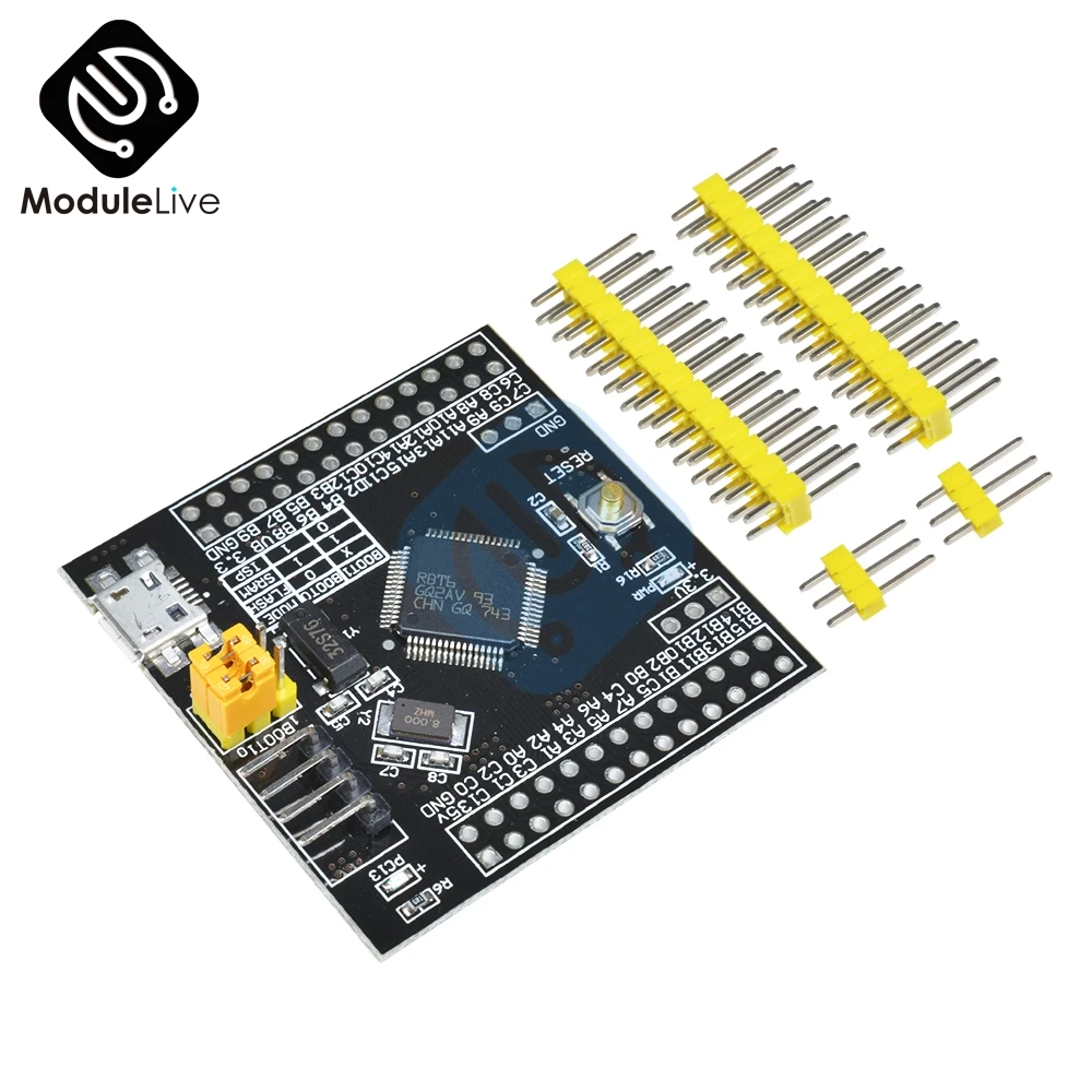 Миниатюрная макетная плата STM32F103RBT6 ARM STM32 минимальный модуль флэш платы M2 76 для