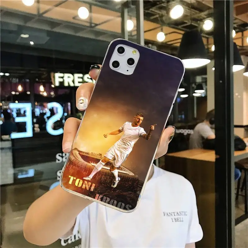 

USAKPGRT Football Tony kross Phone Case for iphone 12 pro max 11 pro XS MAX 8 7 6 6S Plus X 5S SE 2020 XR cover