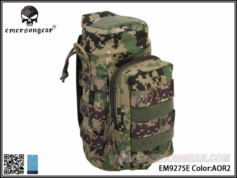 AOR2 Emersongear Emerson тактическая сумка на плечо, водонепроницаемая, Molle, для охоты, кемпинга, туризма, стрельбы, бутылки для воды, сумка - Цвет: AOR2