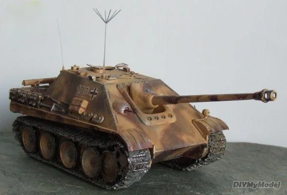 DIYMyModeI-tanque pesado de Kv-2, KIT de modelo de papel artesanal, rompecabezas de juguete hecho a mano, regalo, accesorios de pel&iacute;culas-2
