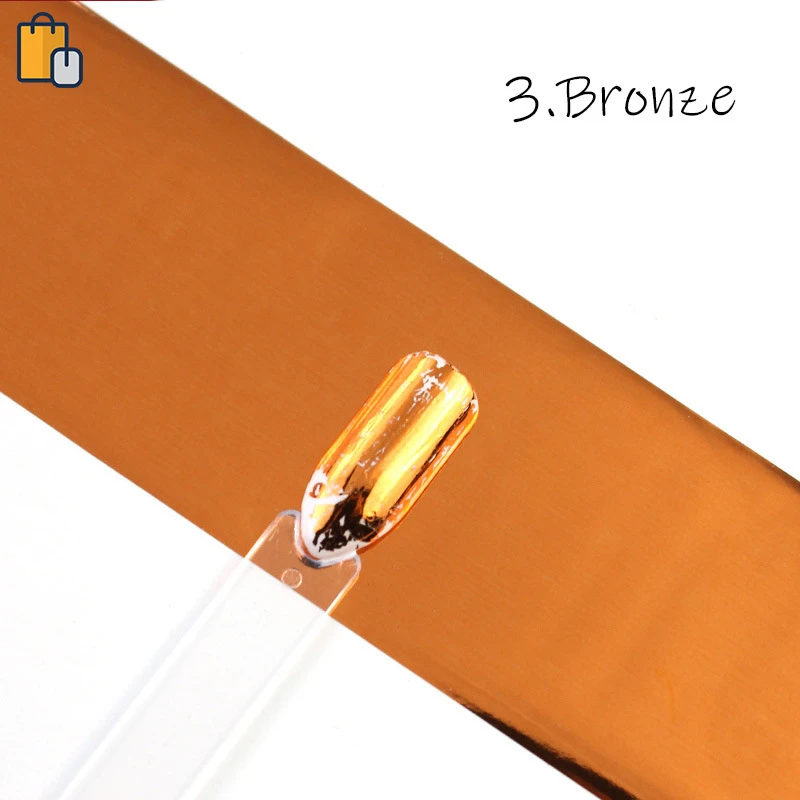 

14 Pcs/pack Nail Foil Stickers Metal Color Starry Paper Transfer Wraps Adhesive Decorations W09
