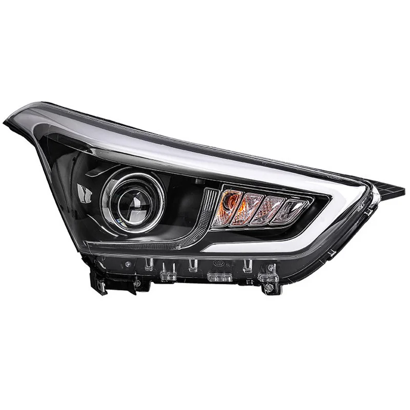 

Car Styling Head Lamp For Hyundai Creta IX25 2015 2016 2017 Headlights LED Dynamic Turn Signal Light LED DRL Bi-Xenon Low Beam