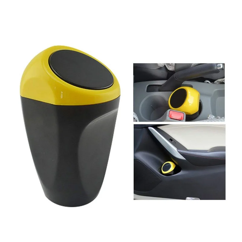 Креативный мини мусорный бак с автоматическим нажимом держатель для сети ящик