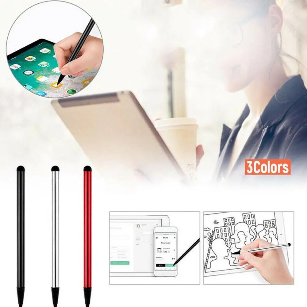 

1Pcs Universal Writing Utensils Design For Ipad Mobile Phone Tablet Durable Stylus Pen Capacitive Pencil Screen Pen