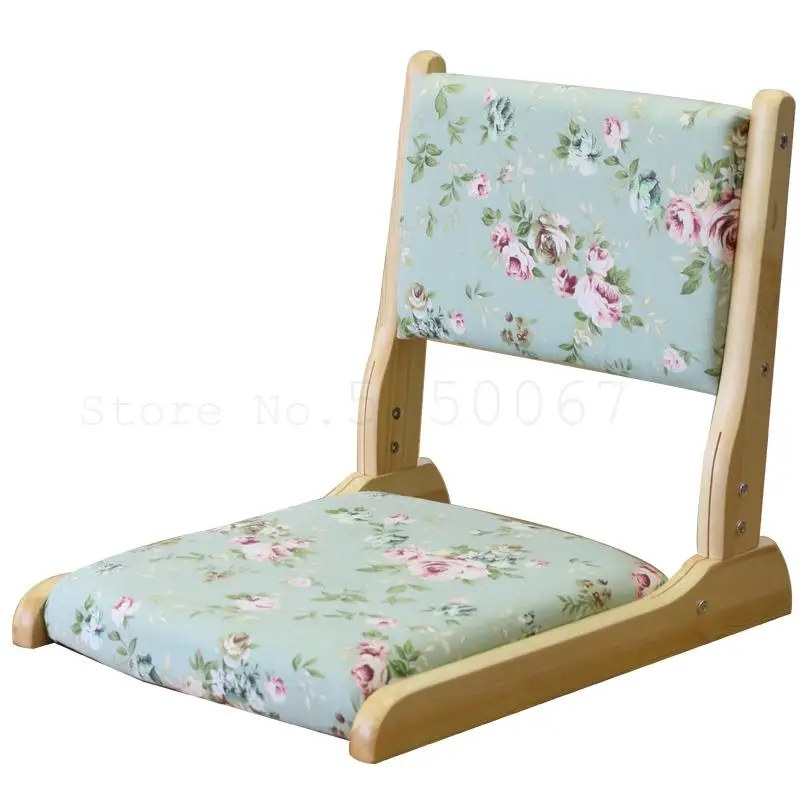 Твердый деревянный стул для татами японский и кресла из лайкры безногий спинка