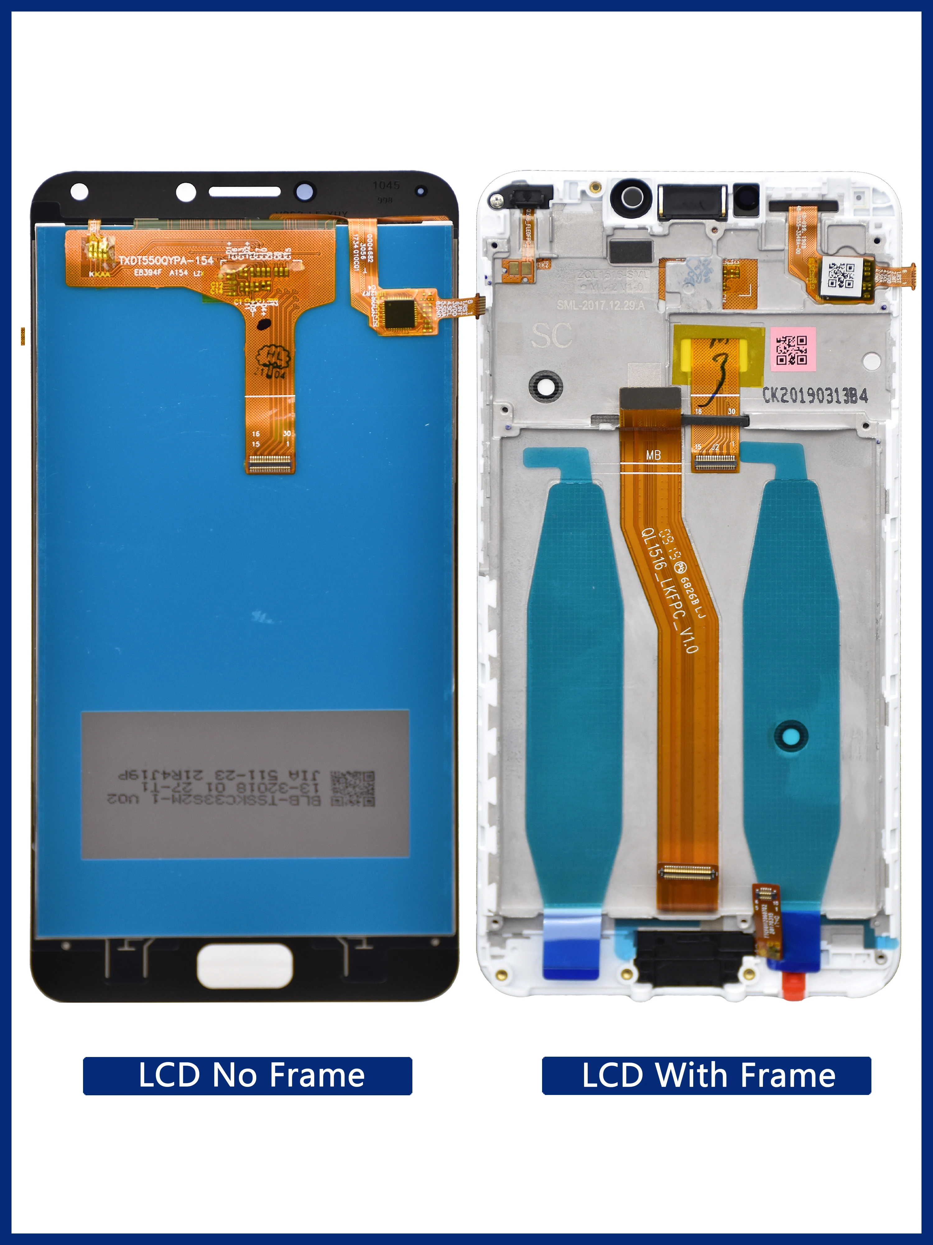 Pantalla t&aacute;ctil LCD Original de 5,5 "para Asus Zenfone 4 Max ZC554KL, montaje de digitalizador, repuesto para ZenFone4 Max ZC554KL X001D + marco-3