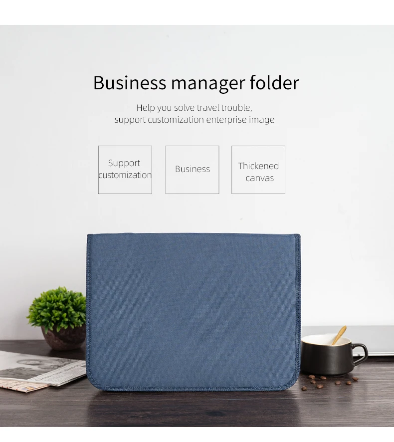 Папка для документов формата А4 из ткани портфель дешевая тканевая папка на
