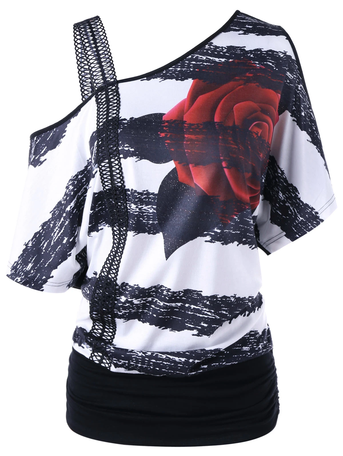 Белый Футболка женская блузка, футболка camisetas y tops ropa mujer женские футболки roupas Punk Rock Pok женская одежда - Цвет: Белый