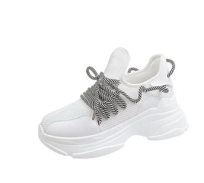 Кроссовки женские на платформе Вулканизированная подошва повседневная обувь