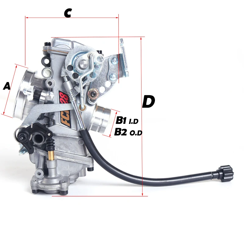 Гоночный карбюратор для KTM KLX450 CRF 450 650 MotorCross Scrambling FCR 28 до 41 мм добавить мощность 30% Сделано в Тайване