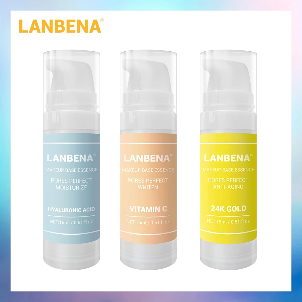 LANBENA основа для макияжа, основа для макияжа, сыворотка для лица, сужающая поры, увлажняющая, контроль жирности, осветляющая основа, косметика для ухода за кожей