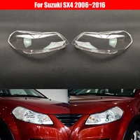 car headlamp lens for suzuki sx4 2006 2007 2008 2009 2010 2016 car replacement auto shell cover