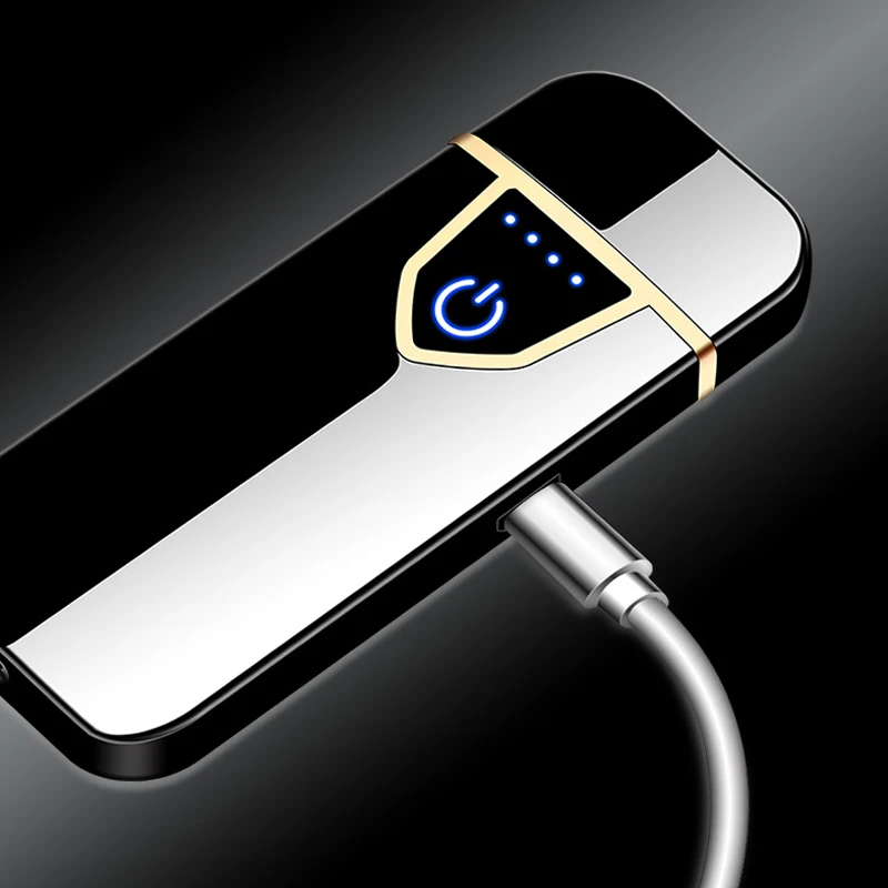 Перезаряжаемая электрическая зажигалка с подключением к USB сигаретным
