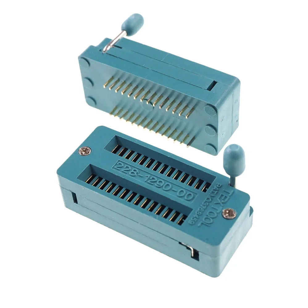 Инструмент для тестирования IC DIP ZIF ZIP Socket 28 Pin Pitch 1 78 мм 778 двухрядный интервал 10 16 0 4