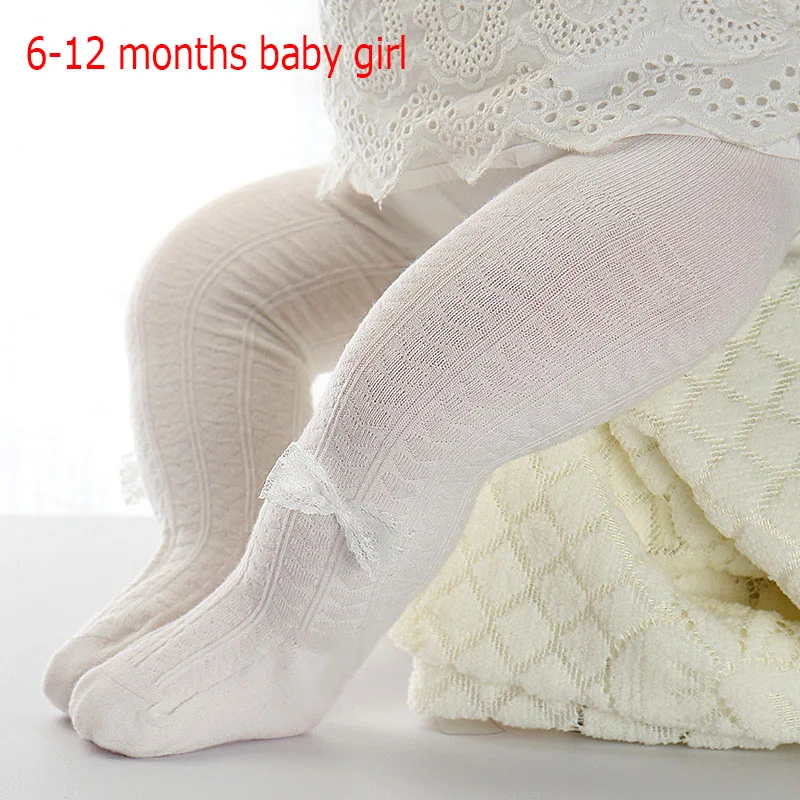 white 6-12 M Мягкие штаны для новорожденных; хлопковые детские леггинсы с бантами; осенние повседневные штаны для маленьких девочек и мальчиков; брюки для малышей; одежда - Цвет: white 6-12 M