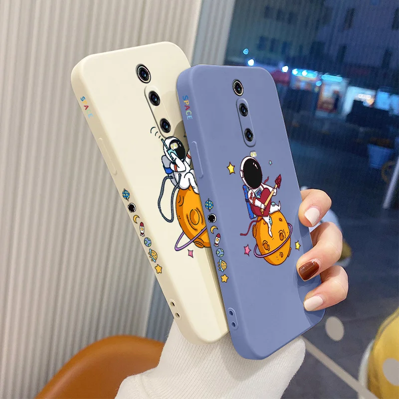 

Call The Astronaut Phone Case For Xiaomi Mi 9T 9TPro Pro Liquid Silicone Cover