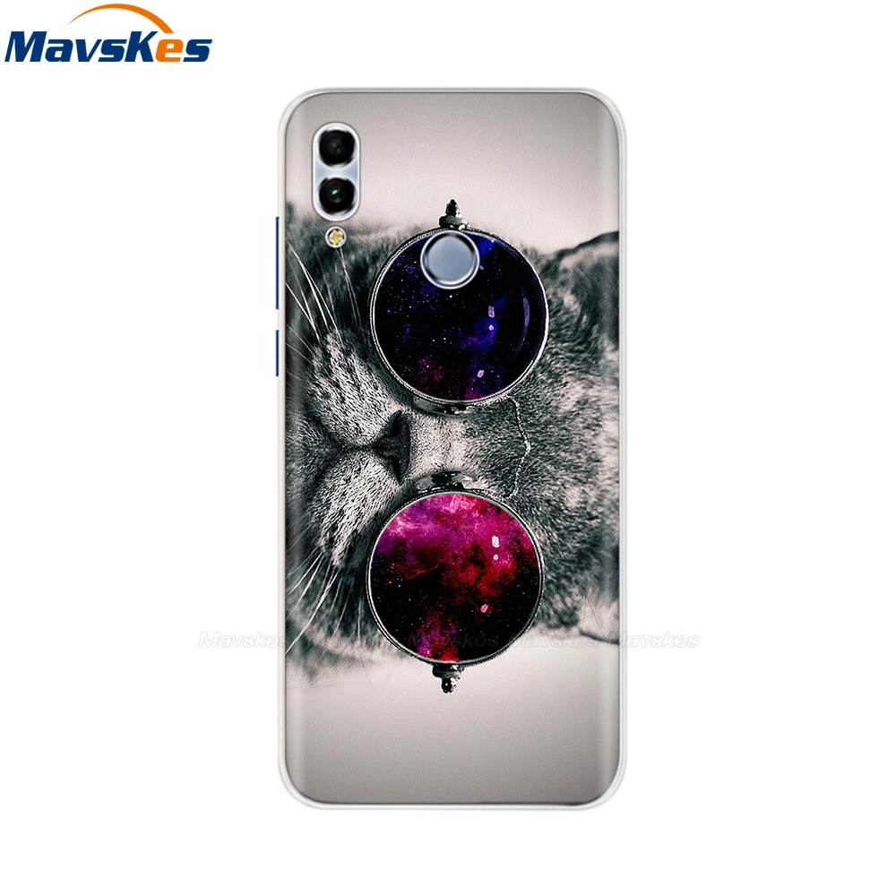 for Huawei Honor 10 lite Silicone Soft TPU Cover case huawei Honor10 Lite Clear soft tpu flower cover | Мобильные телефоны и