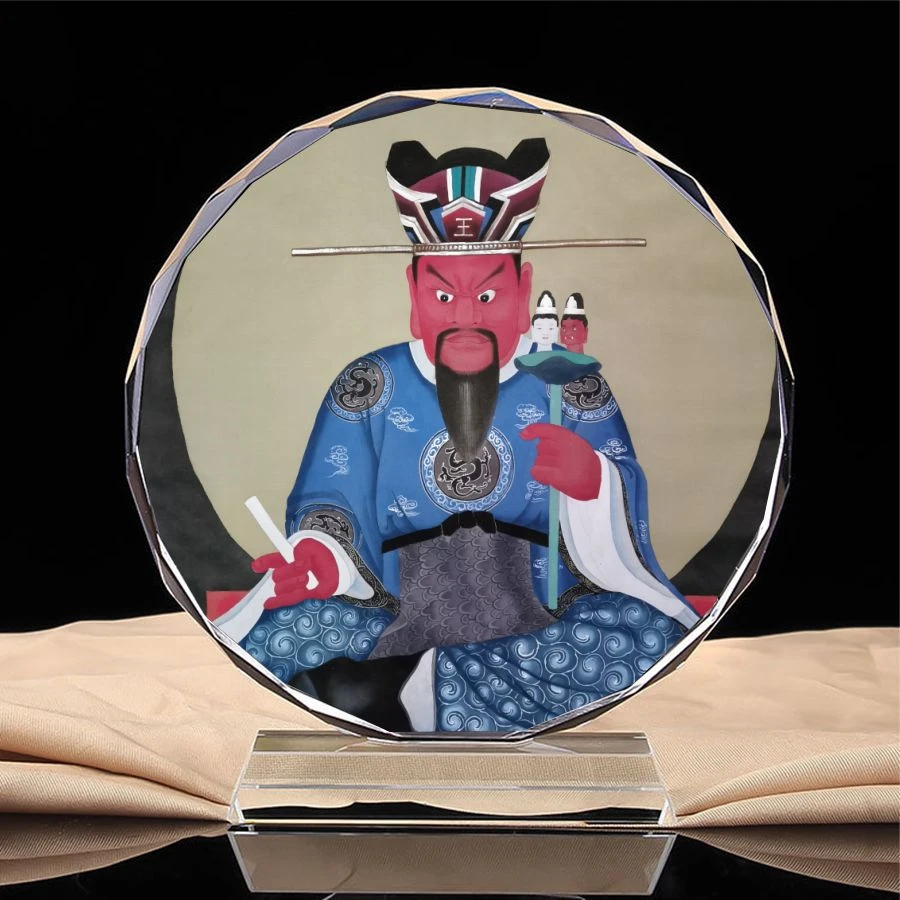 Призматические дезинты-портреты, Кристальные украшения и рукоделие короля Тайшань