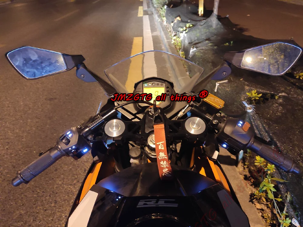 Гоночный CNC зажим на ручках для KTM RC200 RC390 2014 2020 черный|clip on handle bars|clip onclip bar |