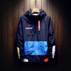 Ветровка мужская на молнии, тонкая уличная куртка, толстовка, весна-лето