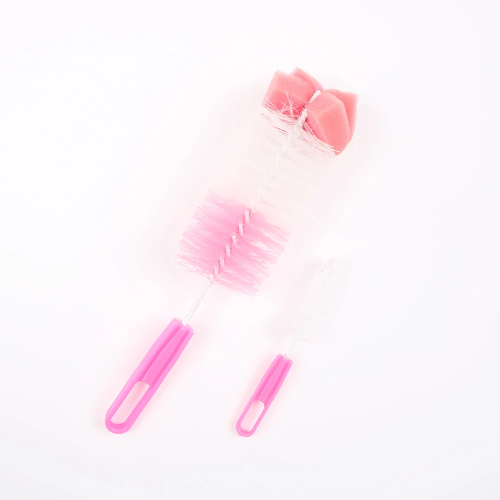 Вращающаяся щетка для чистки ребенка бутылочка кормления молоком сосков