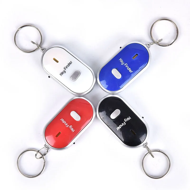 Smart Keyring Whistle Keychain Tracker Anti-Lost Finder Sound Control LED Key | Электроника